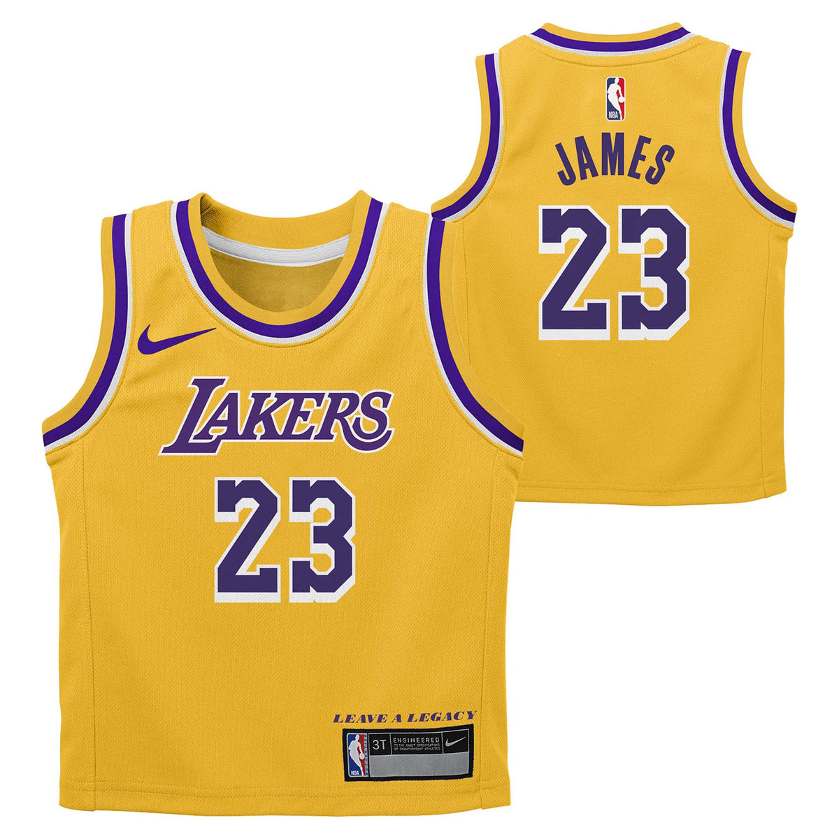 Nike Infant's NBA Los Angeles Lakers Lebron James Icon Replica