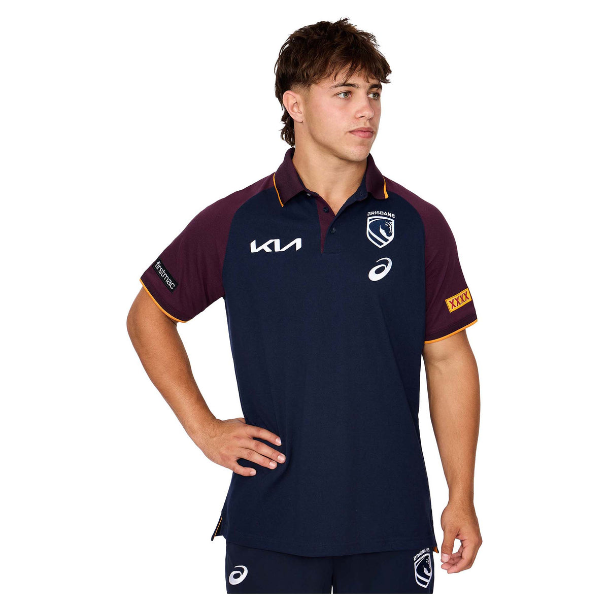Asics Men's NRL Brisbane Broncos 2026 Team Polo