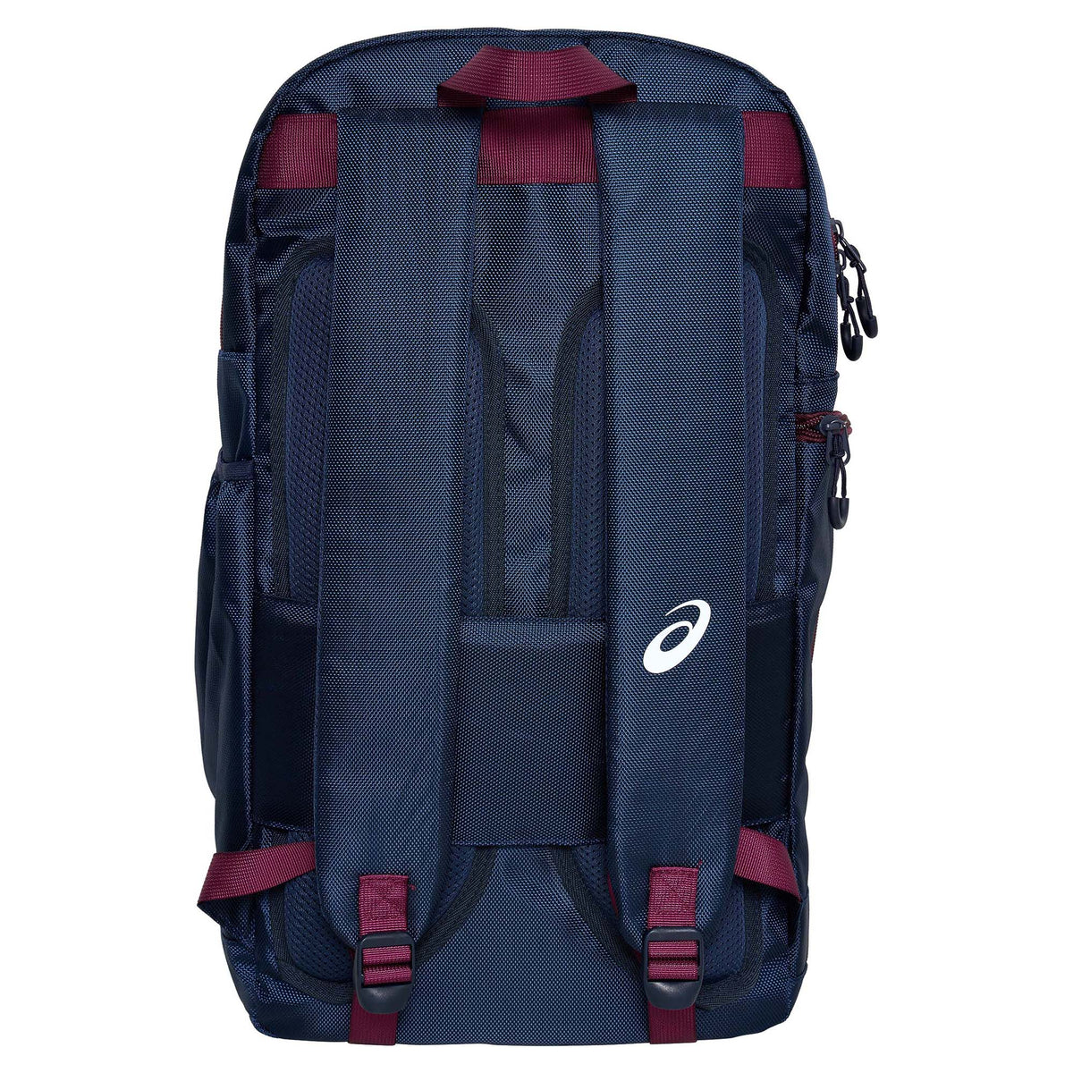ブリスベンブロンコス バックパック 黒/赤 Asics NRL Brisbane Broncos 2026 45L Backpack | INTERSPORT AUSTRALIA
