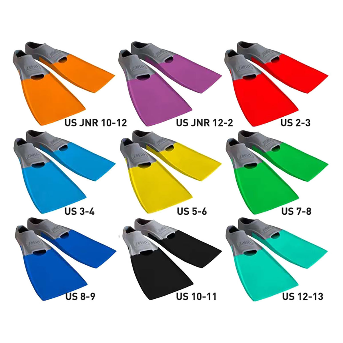 Long Blade Swim Fins - Size US 10-11 main image 0