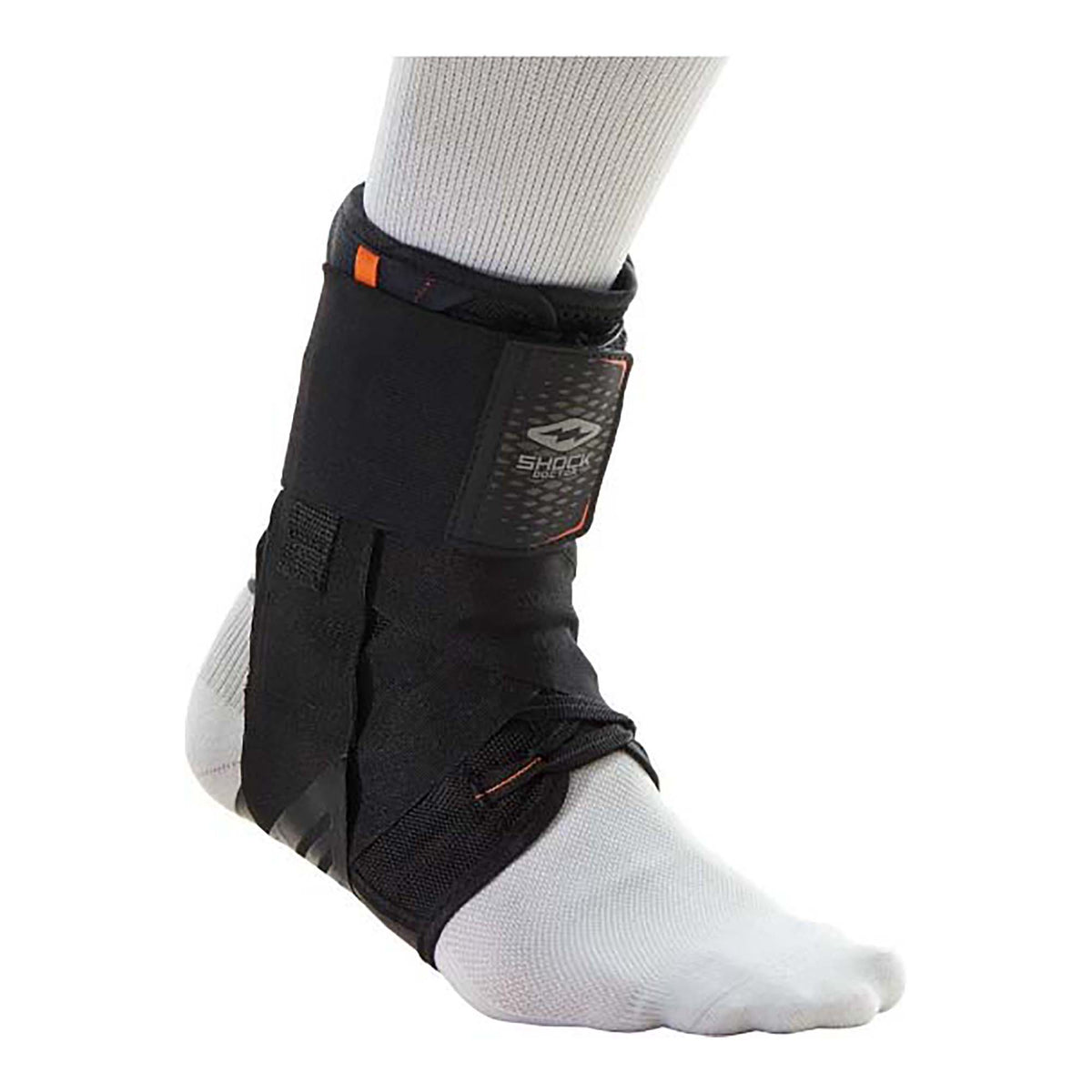 Shock Doctor Ultra Wrap Supporto Caviglia In Pizzo - Taglia S, Nero - Stabilità Multi-Direzionale Con Cinghia Regolabile E Suola Antiscivolo