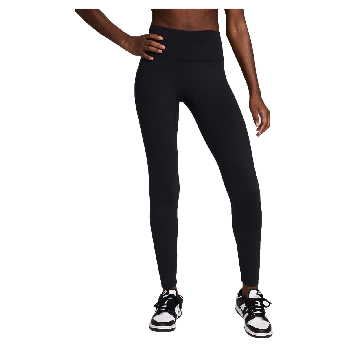 Nike Women's One Seamless Front High Waisted Full Length Leggings