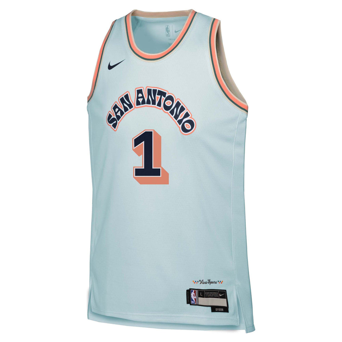 Nike Junior's NBA San Antonio Spurs Victor Wembanyama 2024/25 City