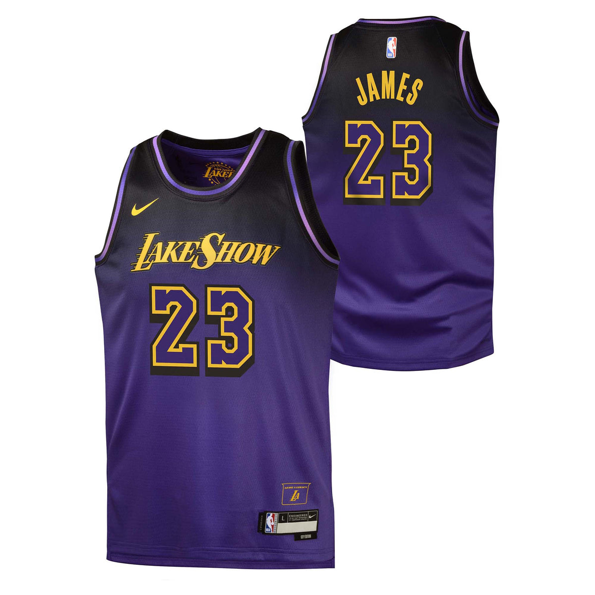 Lakers Every Nba Teams City Edition Uniforms Men's Los Angeles