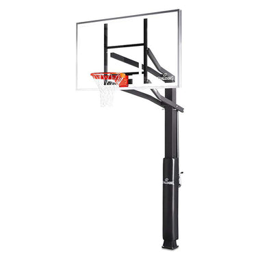 In-Ground 60 Inch Glass Basketball System
