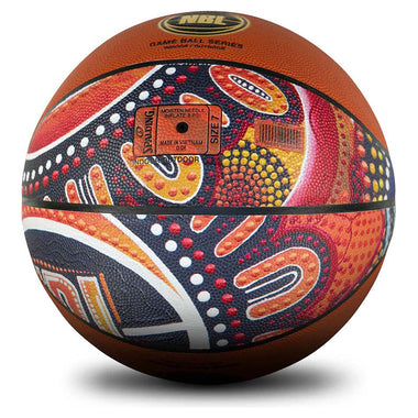 NBL Indigenous Game Ball Series All Surface Basketball (Size 7)