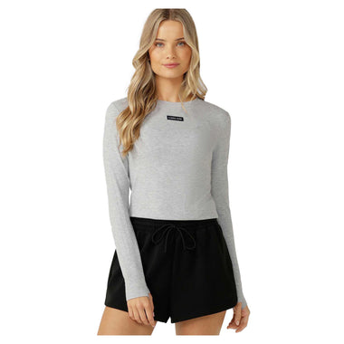 Women's Motion Long Sleeve Rib Top