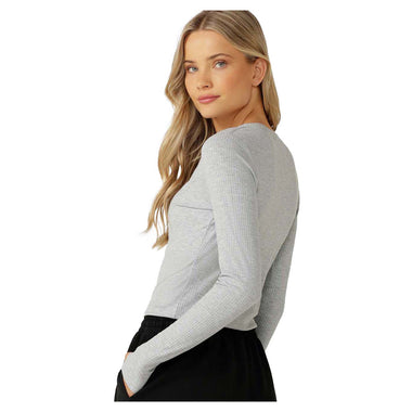 Women's Motion Long Sleeve Rib Top