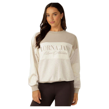 Women's Luxe Panelled Sweatshirt