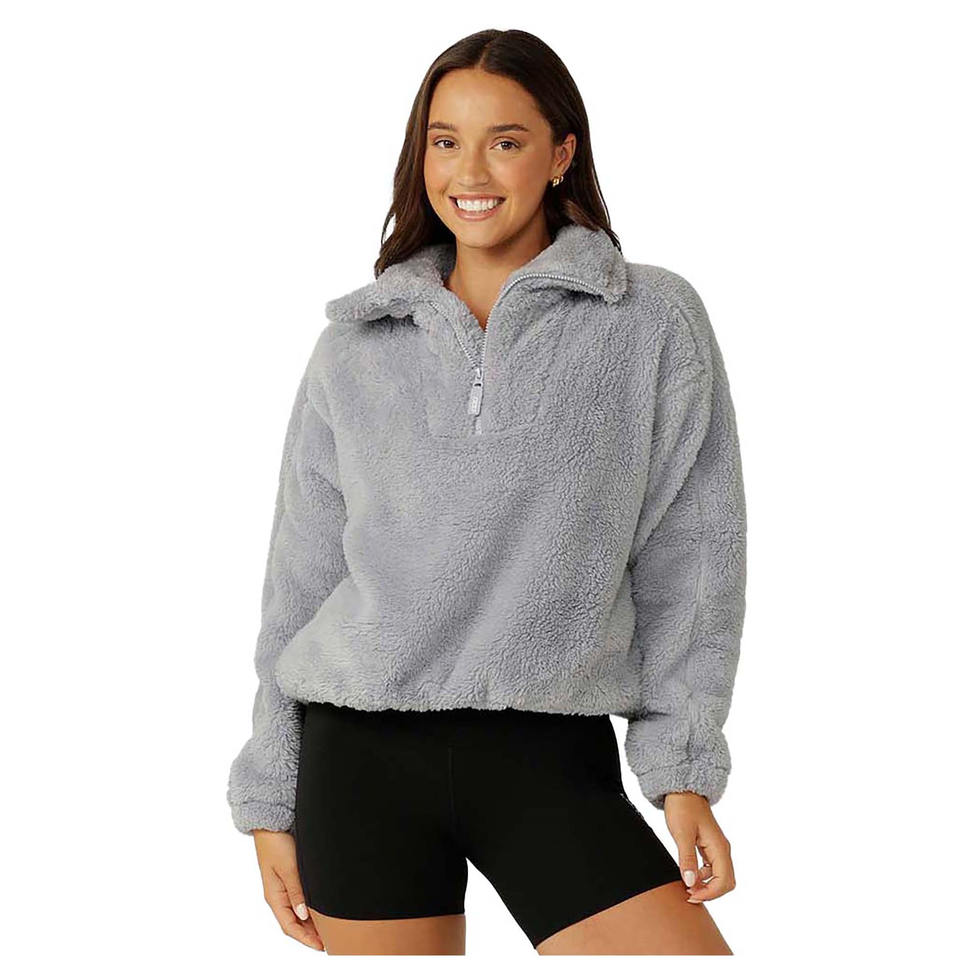 Lorna Jane Women's Everyday Teddy Quarter Zip Sweatshirt