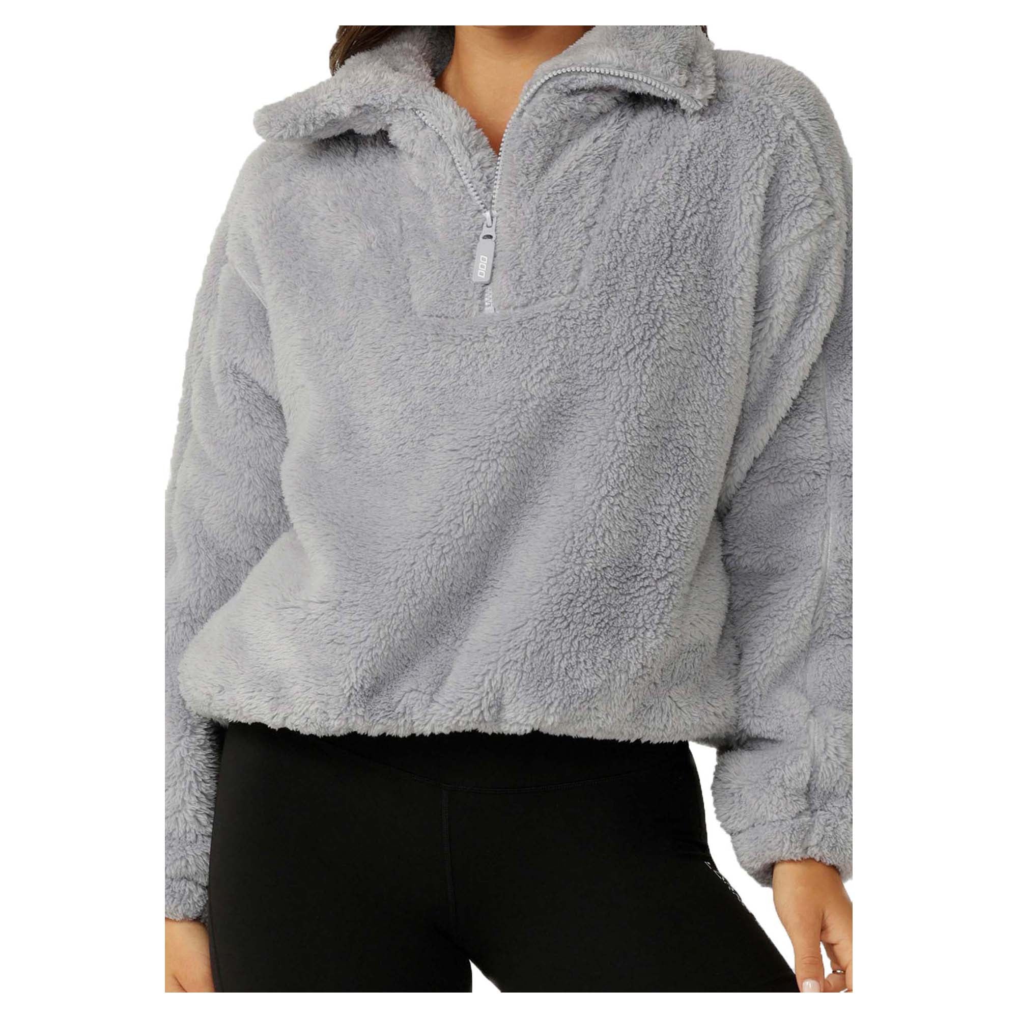 Lorna Jane Women's Everyday Teddy Quarter Zip Sweatshirt