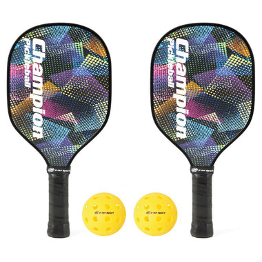 Pickleball 2 Player Deluxe Wooden Set