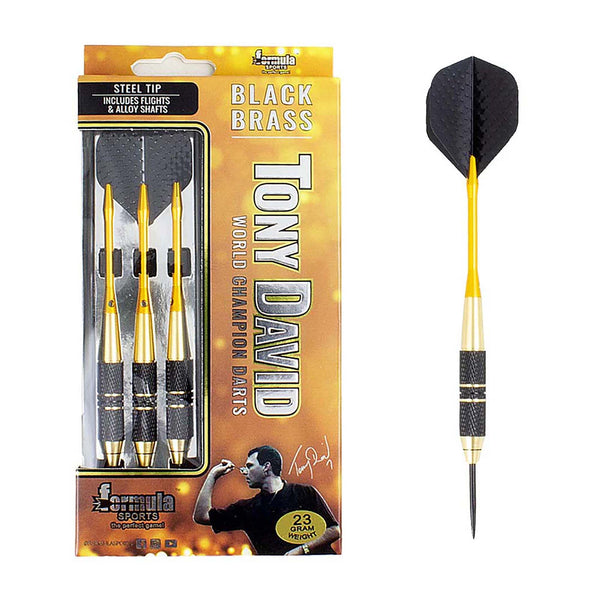Formula Sports Tony David Black Brass 23g Darts | INTERSPORT AUSTRALIA
