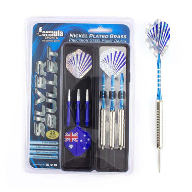 Silver Bullet Nickel Plated Brass Darts