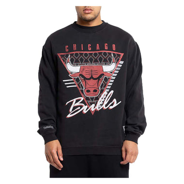 Men's Chicago Bulls Tri Logo Crewneck