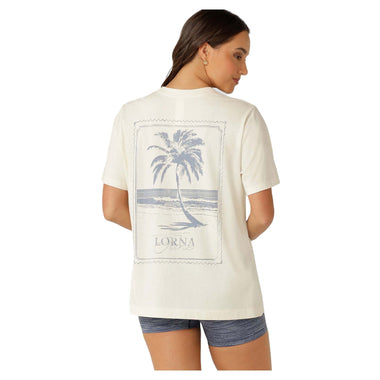 Women's Paradise Postcard Washed Relaxed T-Shirt