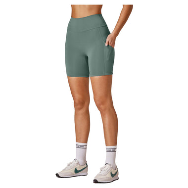 Women's Ab Waisted Camelflage 6 Inch Bike Shorts