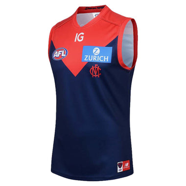 Men's AFL Melbourne Demons Football Club 2024 Retail Home Jersey