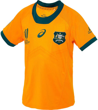 Junior's Rugby World Cup Wallabies 2023 Replica Home Jersey