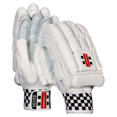 Silver Batting Gloves