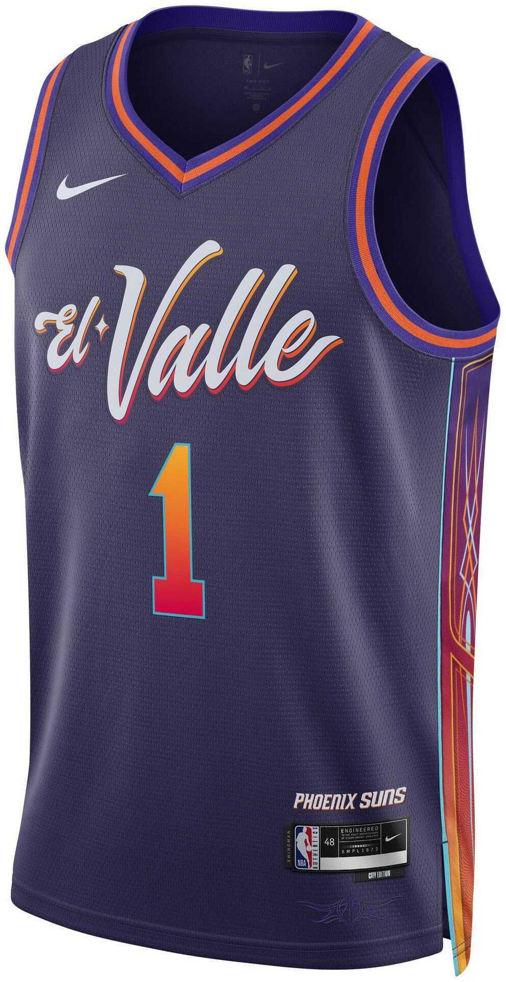 Devin Booker Phoenix Suns Men's Valley City Edition authentic M