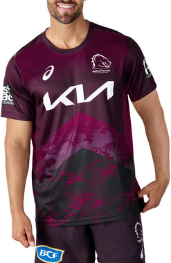 Men's NRL Brisbane Broncos 2024 Training Tee