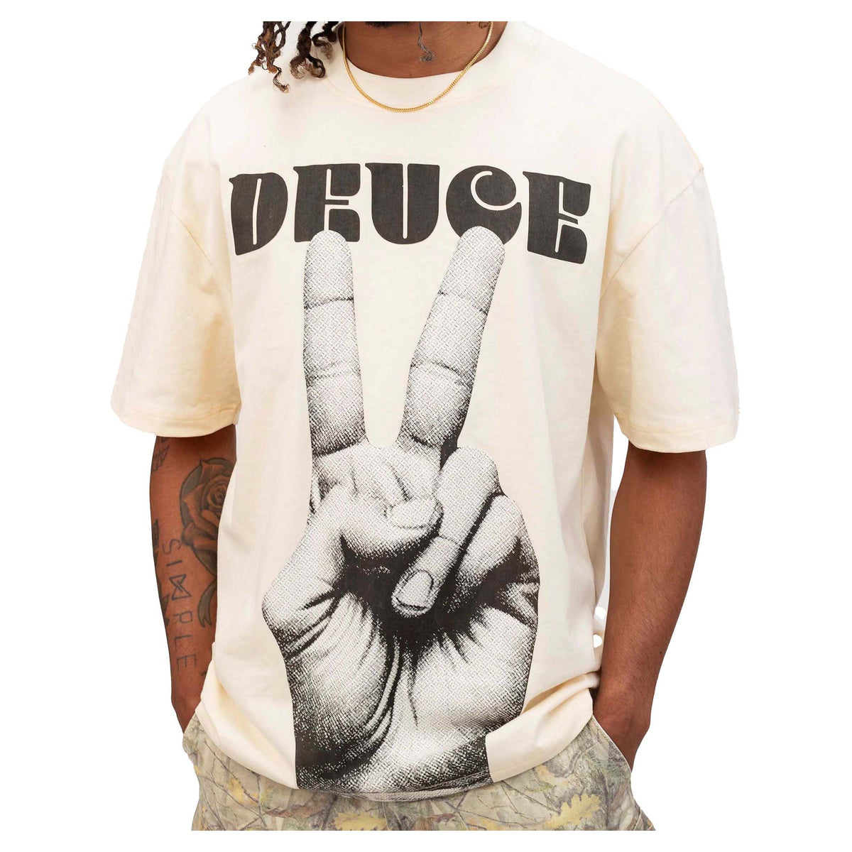 deuce Men's Peace Hand Tee