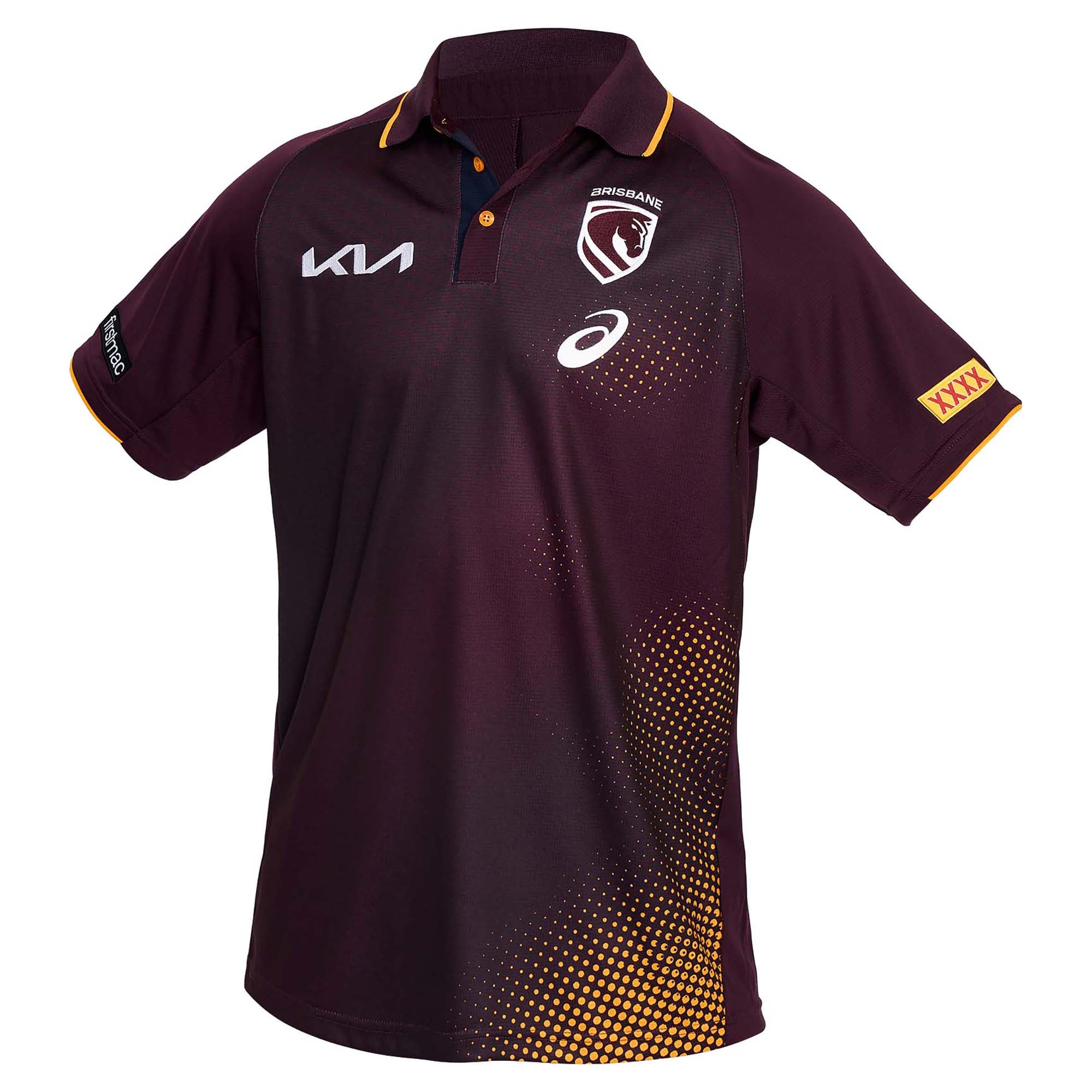 Asics Men's NRL Brisbane Broncos 2026 Training Polo | INTERSPORT