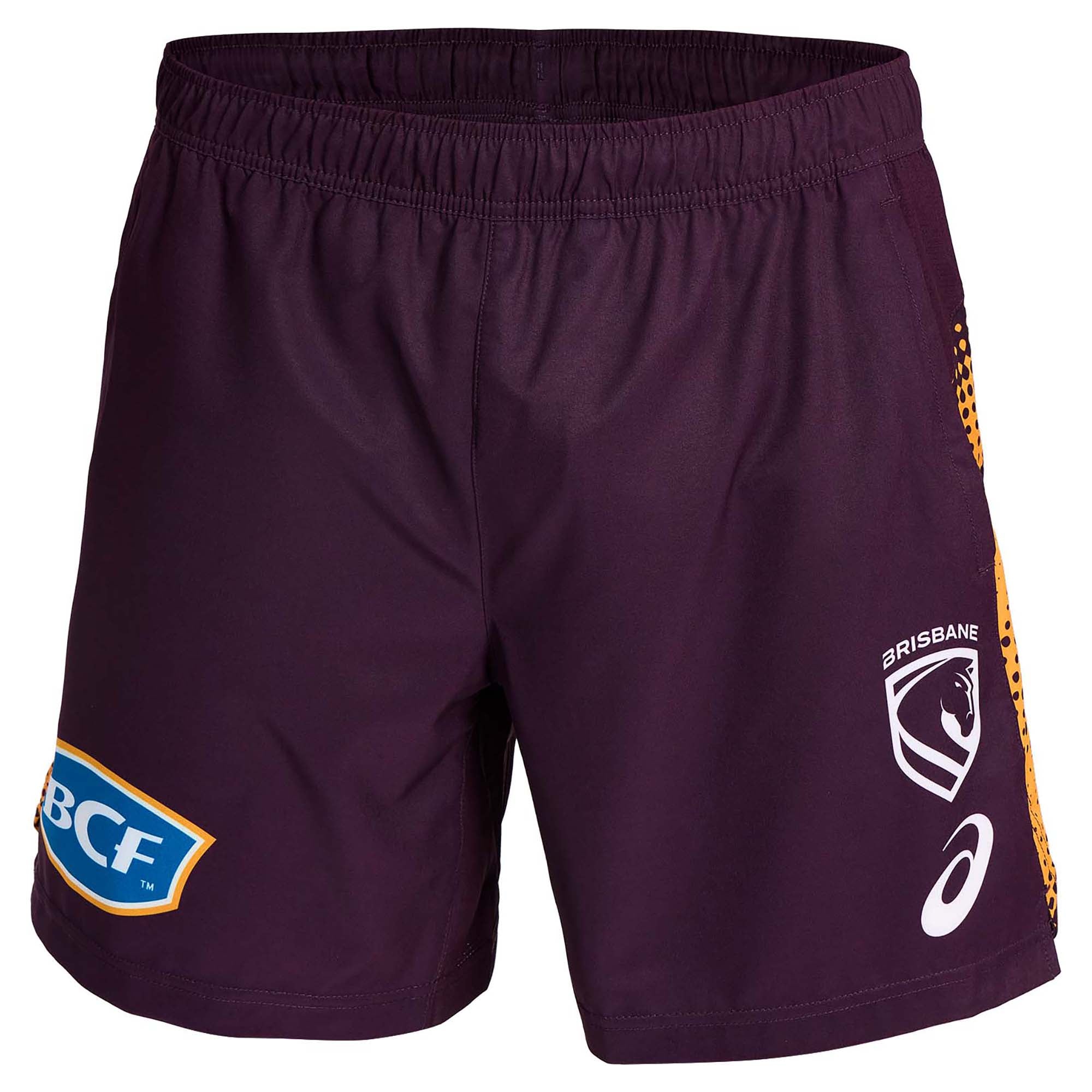 Brisbane Broncos ラグビー ショーツ asics レア　新品 Asics Men's NRL Brisbane Broncos 2026 Replica Training Shorts
