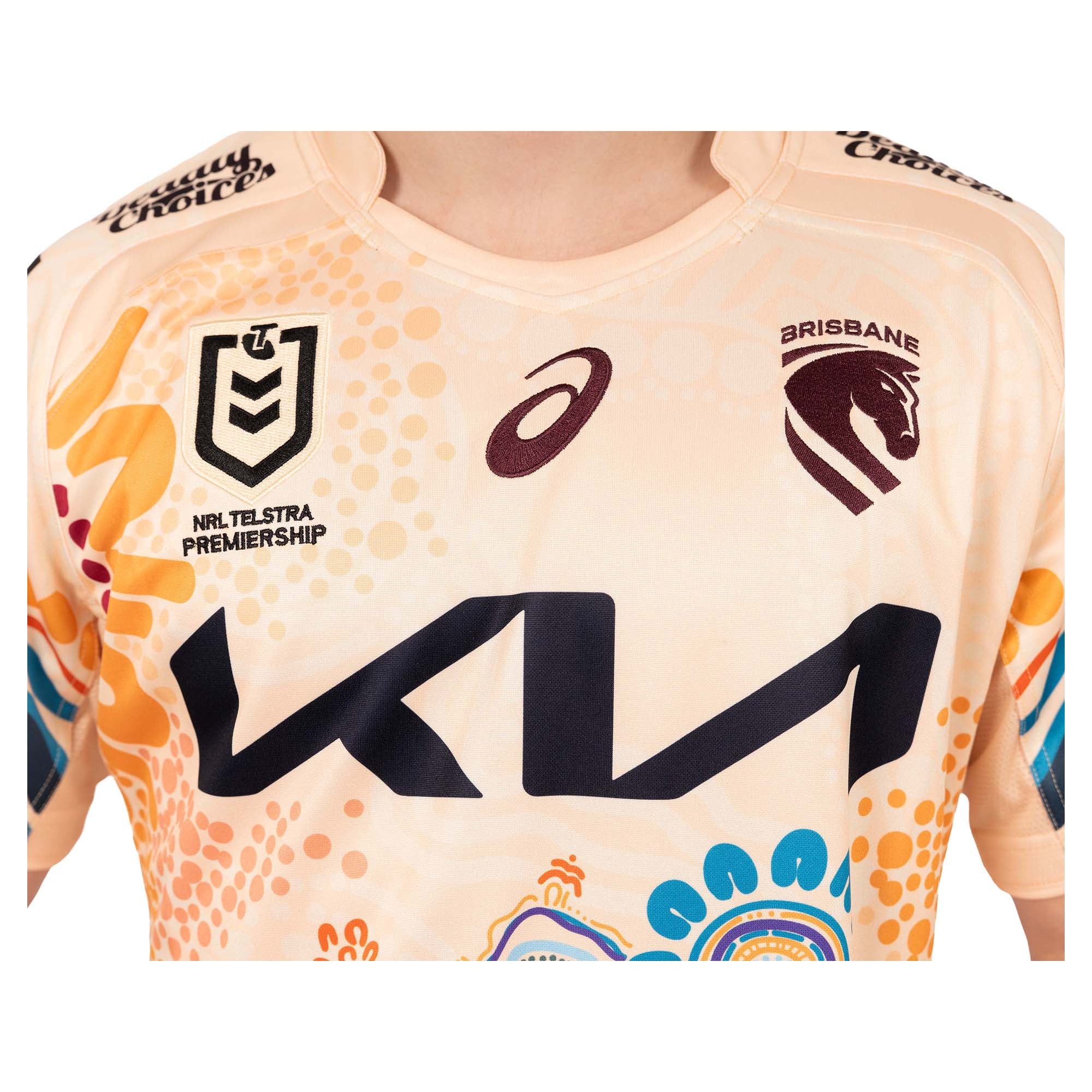 Asics Men's NRL Brisbane Broncos 2026 Replica Indigenous Jersey