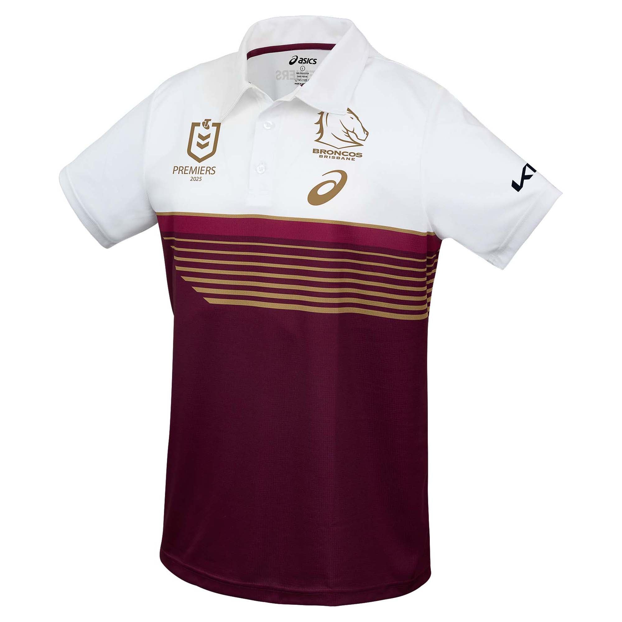 Asics Men's NRL Brisbane Broncos 2025 Premiers Polo | INTERSPORT