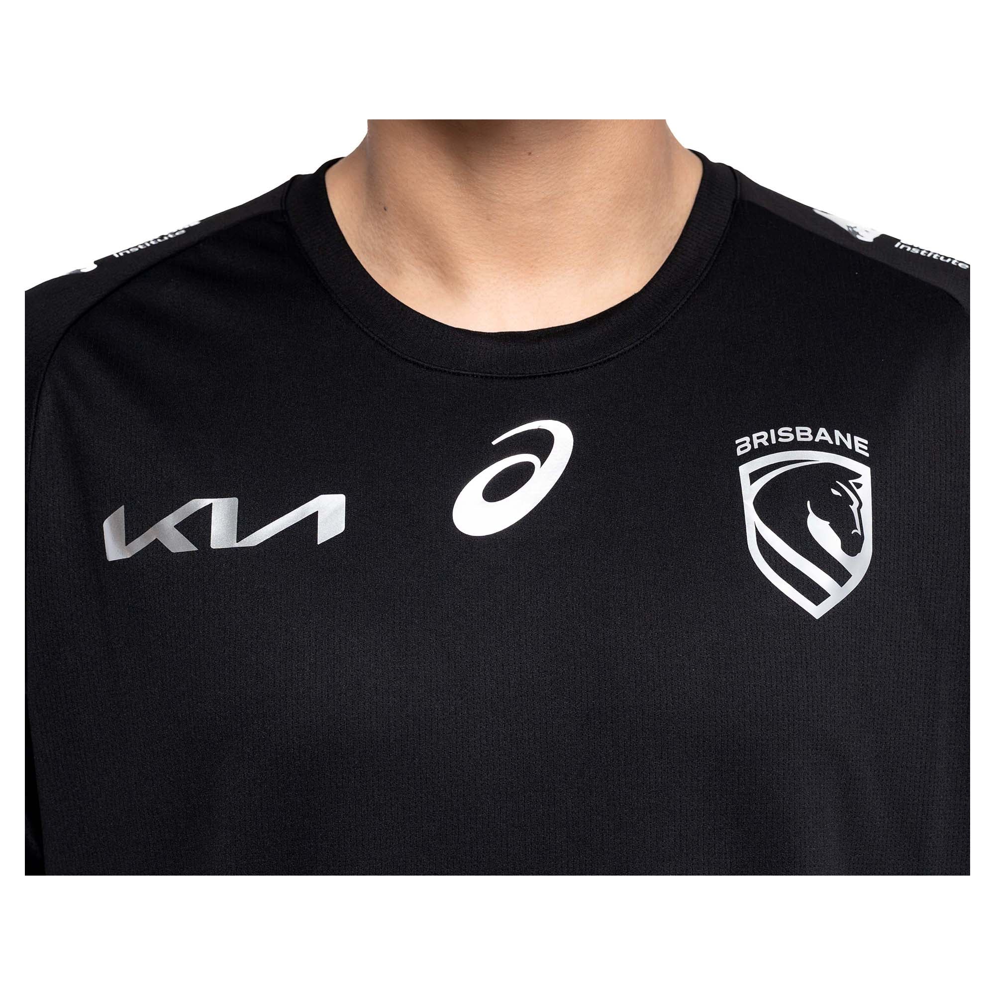 Asics Men's NRL Brisbane Broncos 2026 Replica Charity Run Out Tee
