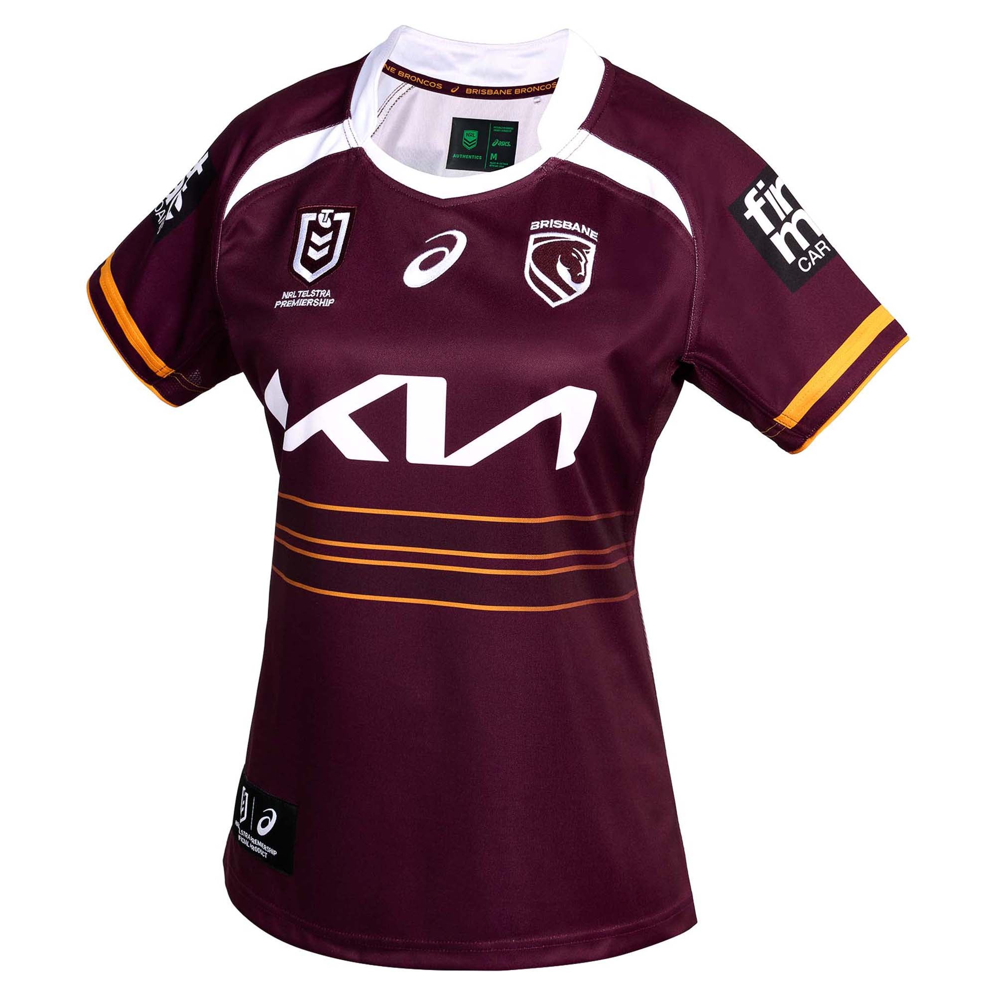 Asics Women's NRL Brisbane Broncos 2026 Replica Home Jersey