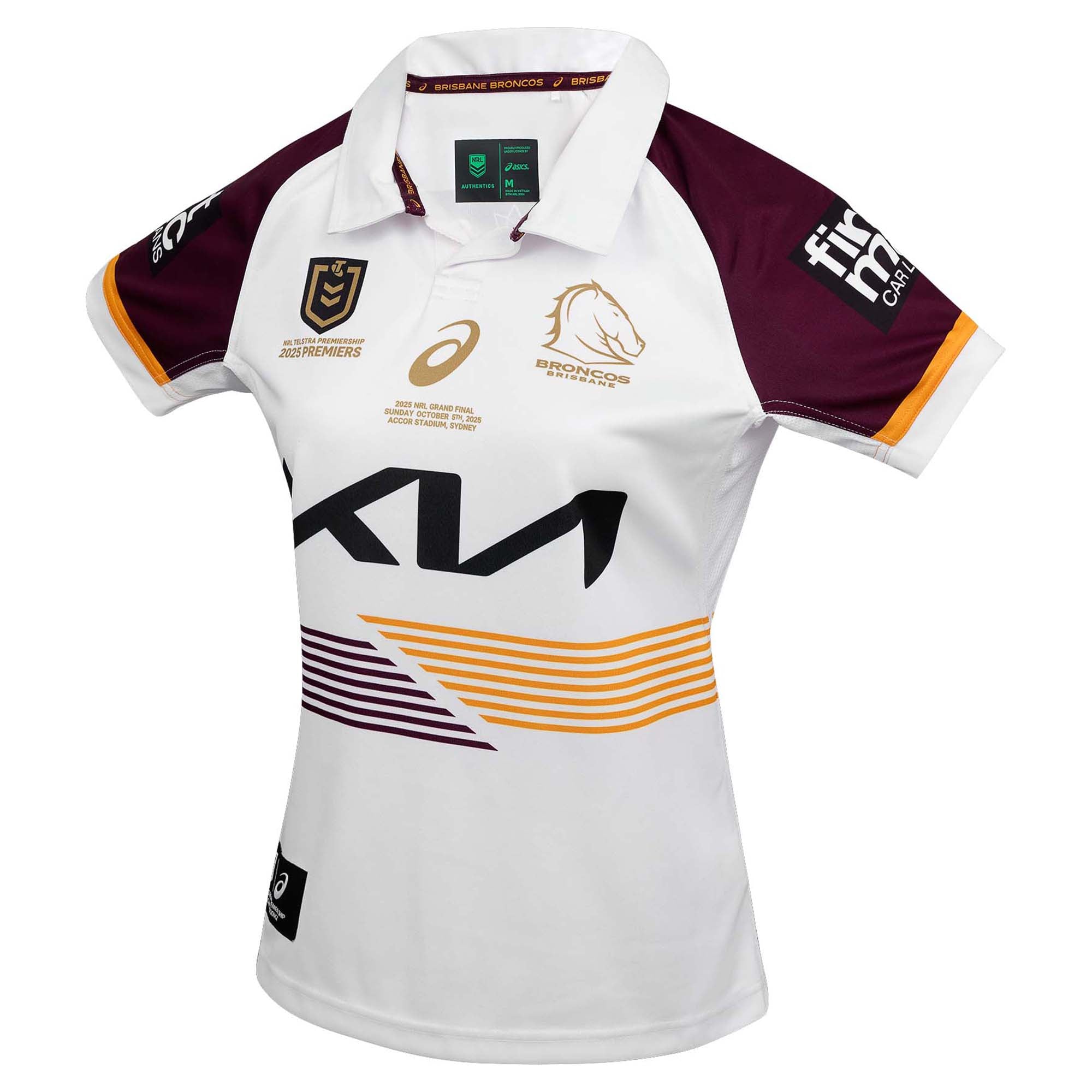 Asics Women's NRL Brisbane Broncos 2025 Premiers Jersey