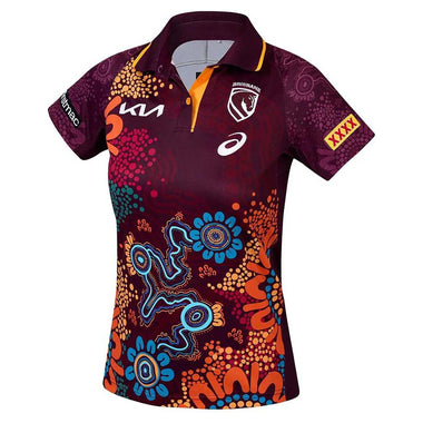 Women's NRL Brisbane Broncos 2026 Indigenous Polo