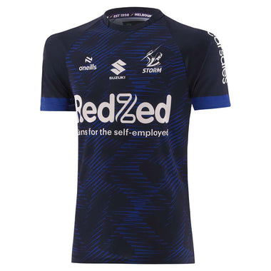 Men's NRL Melbourne Storm 2025 Navy Training Tee