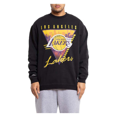 Men's LA Lakers Tri Logo Crewneck