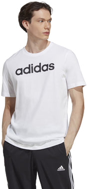 Men's Essentials Single Jersey Linear Embroidered Logo T-Shirt