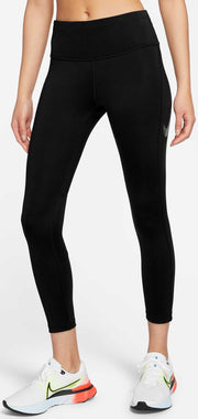 Women's Fast Swoosh Mid-Rise 7/8 Leggings