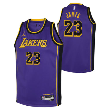 Junior's NBA Los Angeles Lakers Lebron James 2022/23 Statement Swingman Jersey