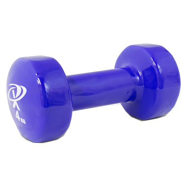 4kg Coloured Vinyl Dipped Dumbbell