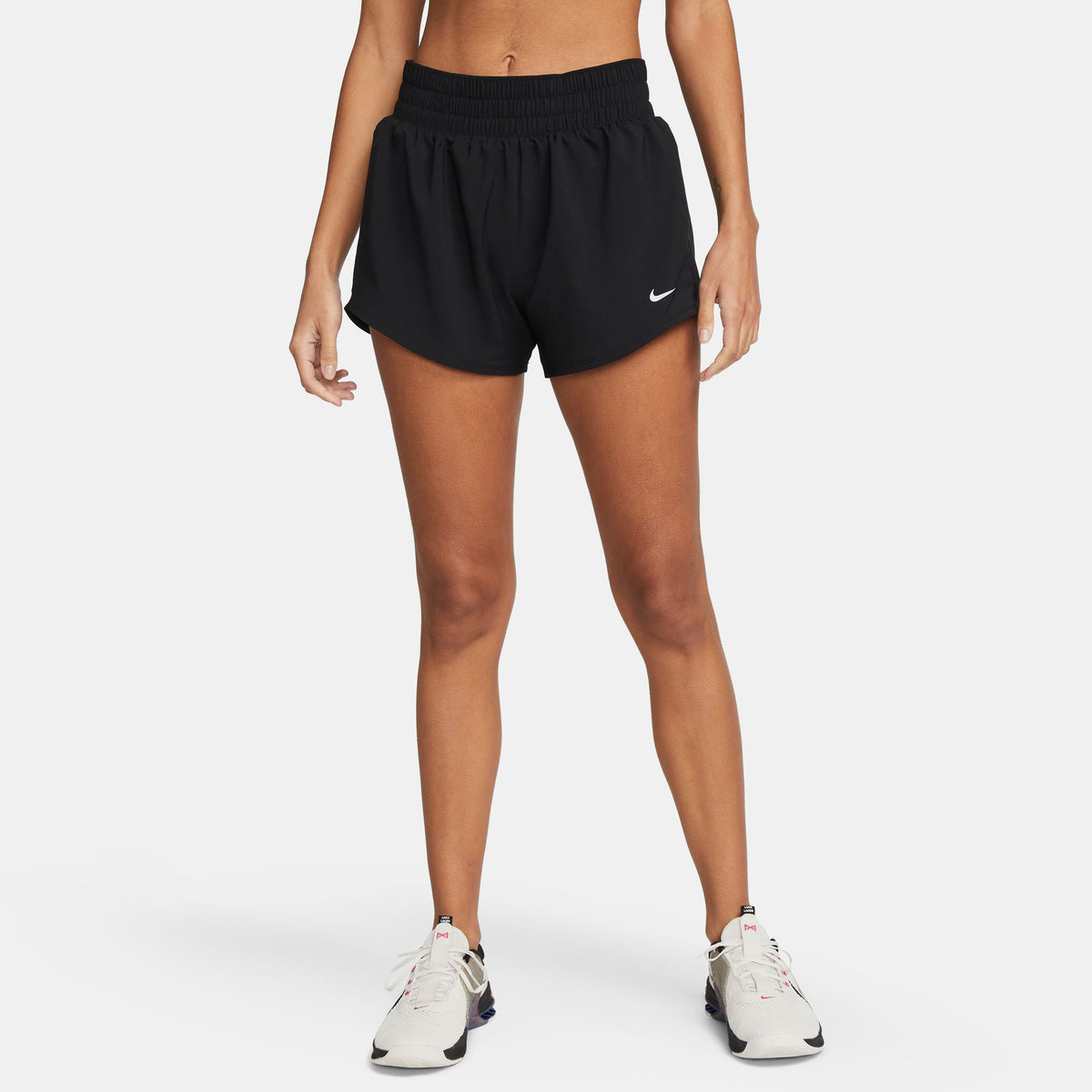 Nike One Women's Dri-Fit Mid-Rise 3In Brief-Lined Shorts