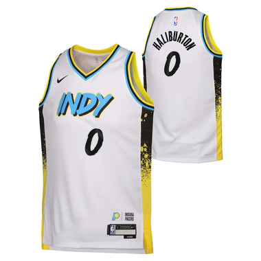 Junior's NBA Indiana Pacers Tyrese Haliburton 2024/25 City Edition Swingman Jersey