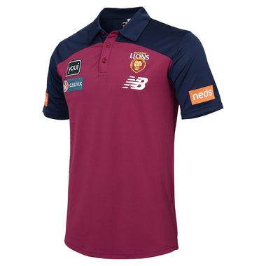 Men's AFL Brisbane Lions 2026 Media Polo