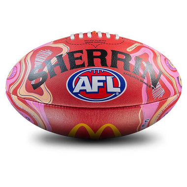 AFL 2026 Sir Doug Nicholls Round Replica Leather Ball