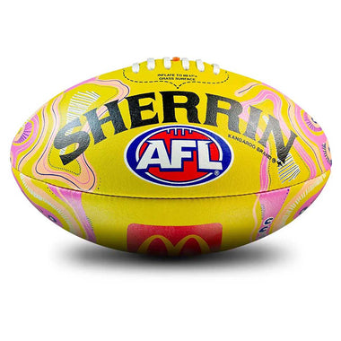 AFL 2026 Sir Doug Nicholls Round Replica Leather Ball