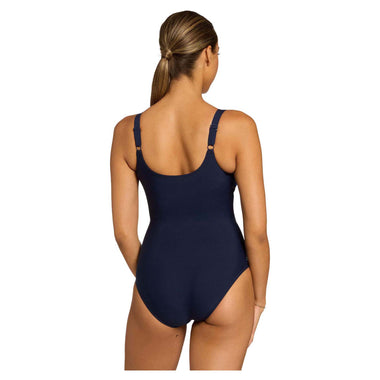 Women's Drone Adjustable Scoopback One-Piece Swimsuit