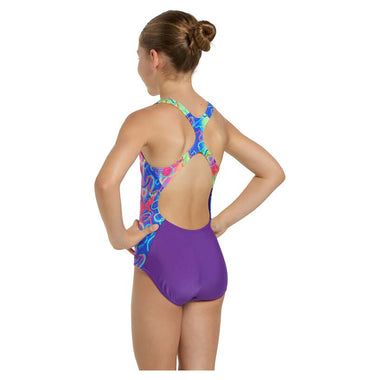 Girls Scoopback One Piece Swimsuit