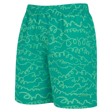 Boy's Kahuna Printed 15 Inch Water Swim Shorts