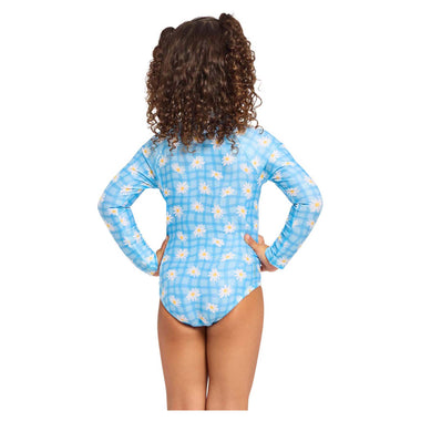 Girl's Daisy Check Paddle Suit